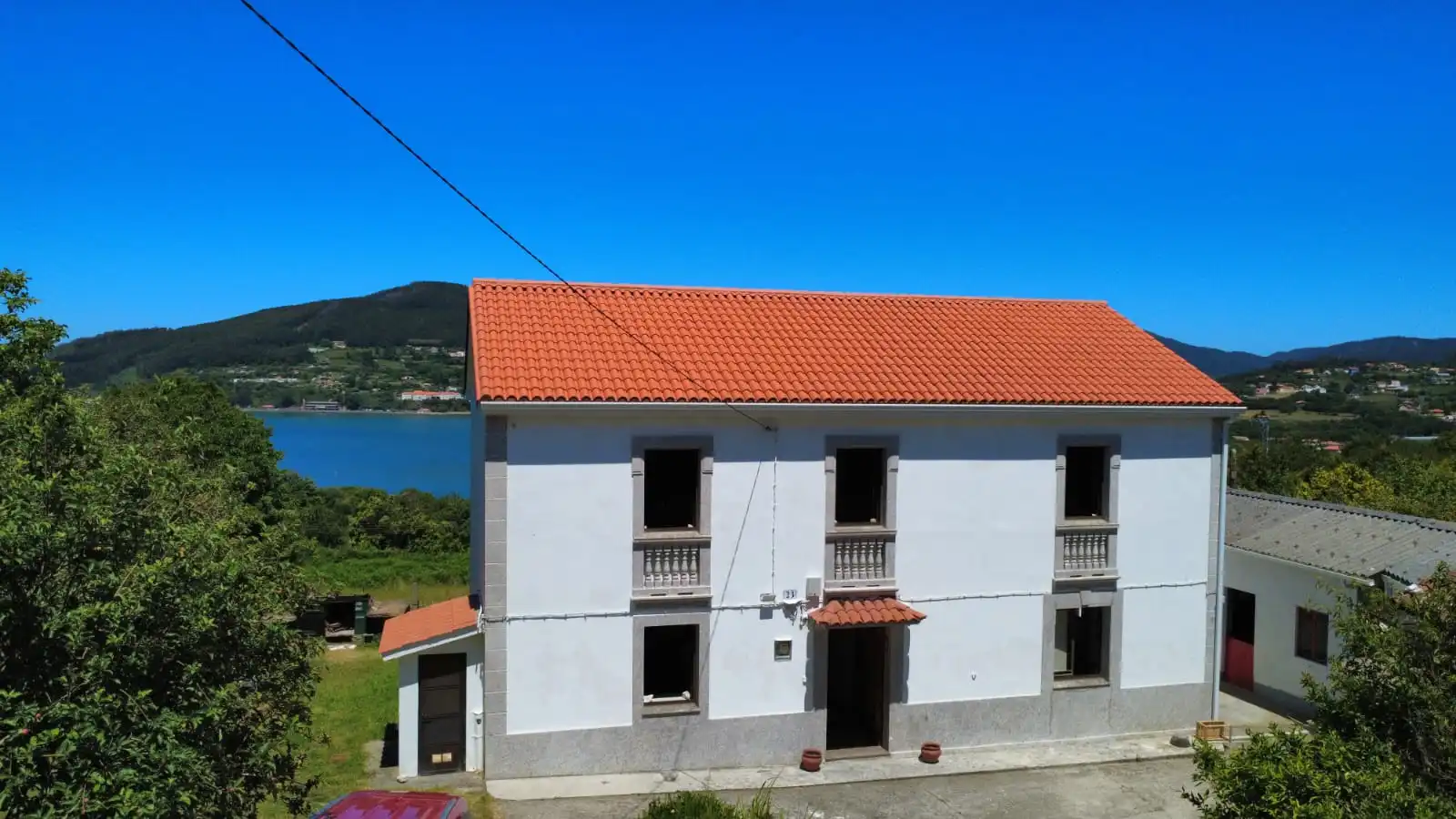 Vista exterior de Casa o chalet de alquiler en Cedeira con Calefacción, Jardín privado y Parquet