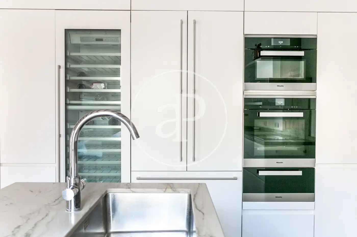 Cocina de Piso de alquiler en  Palma de Mallorca con Aire acondicionado, Calefacción y Terraza