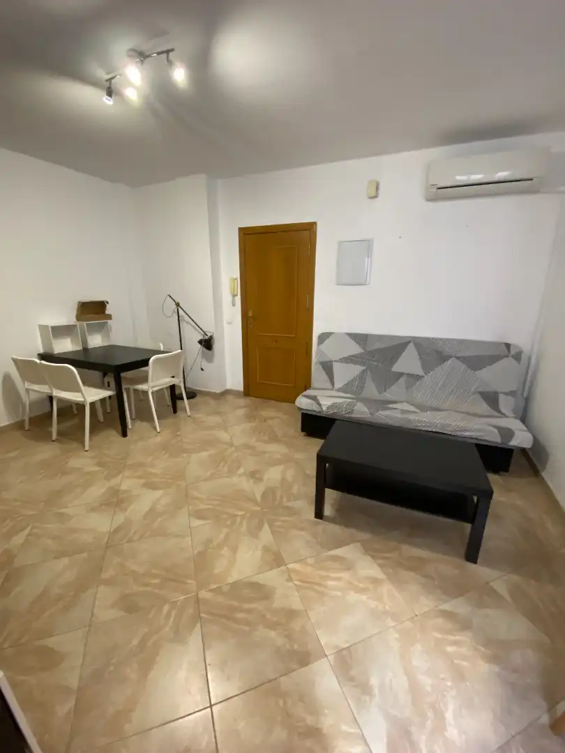 Wohnzimmer von Wohnungen zur Miete in Málaga mit Klimaanlage, Möbliert und Waschmaschine