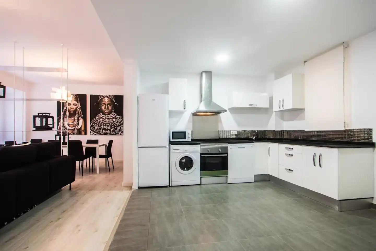 Küche von Wohnung zur Miete in Viladecans mit Klimaanlage, Terrasse und Möbliert