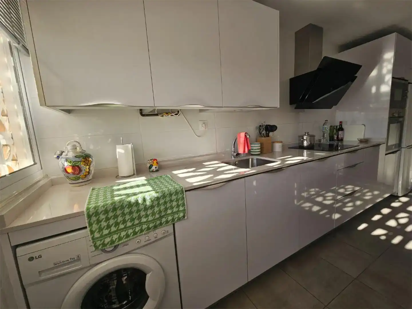 Küche von Wohnung zum Verkauf in Málaga Capital mit Klimaanlage und Balkon