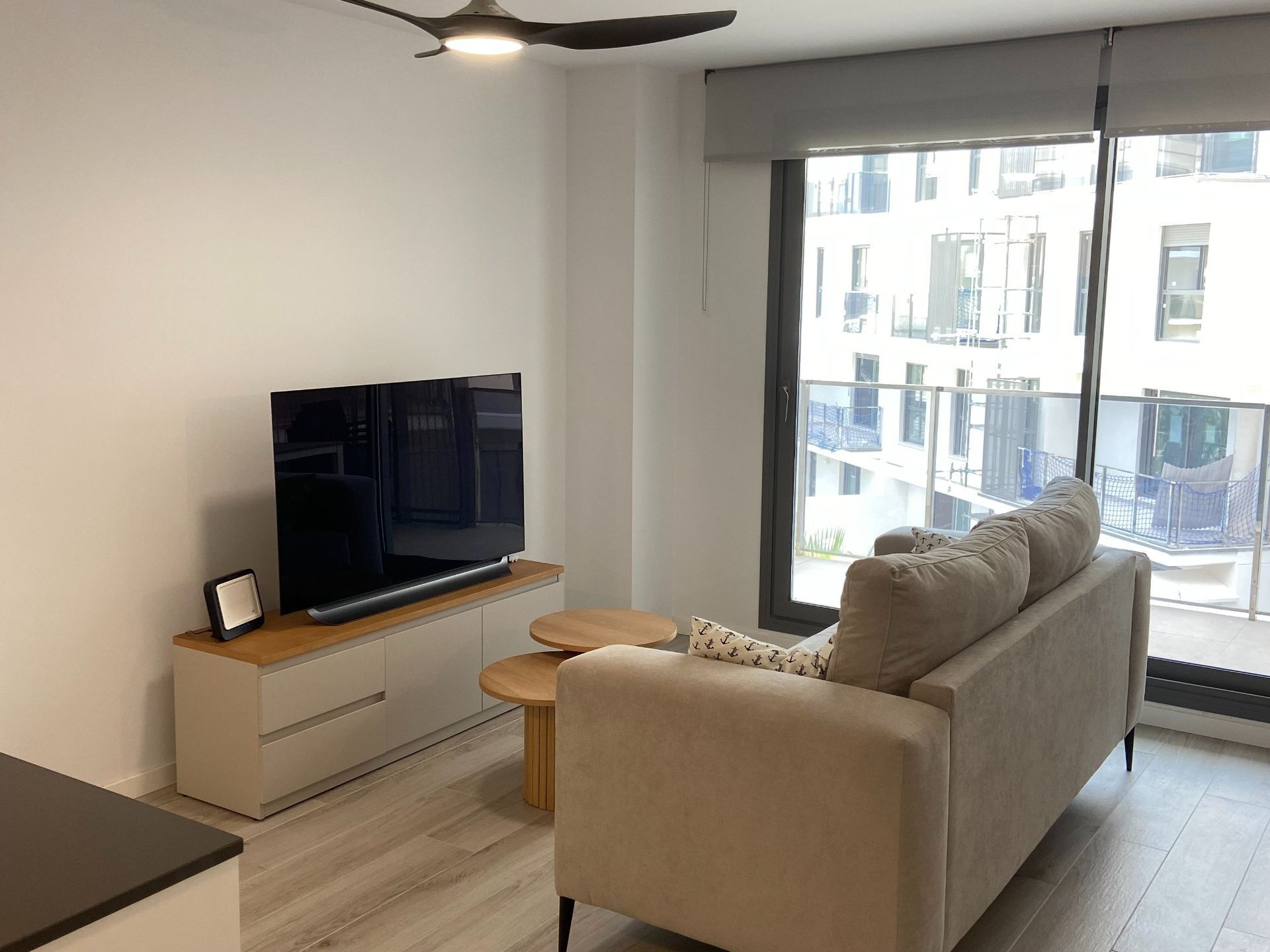 Living room of Flat for sale in Dénia  with Heating, Private garden and Terrace