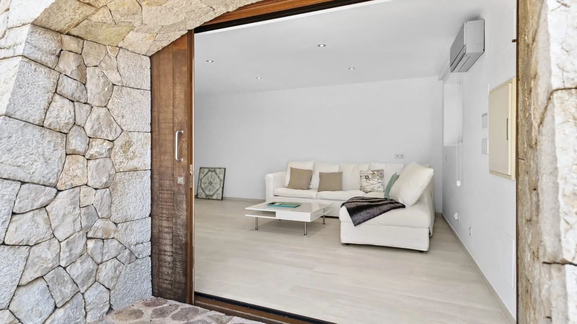 Wohnzimmer von Country house zum Verkauf in Manacor mit Klimaanlage, Heizung und Terrasse