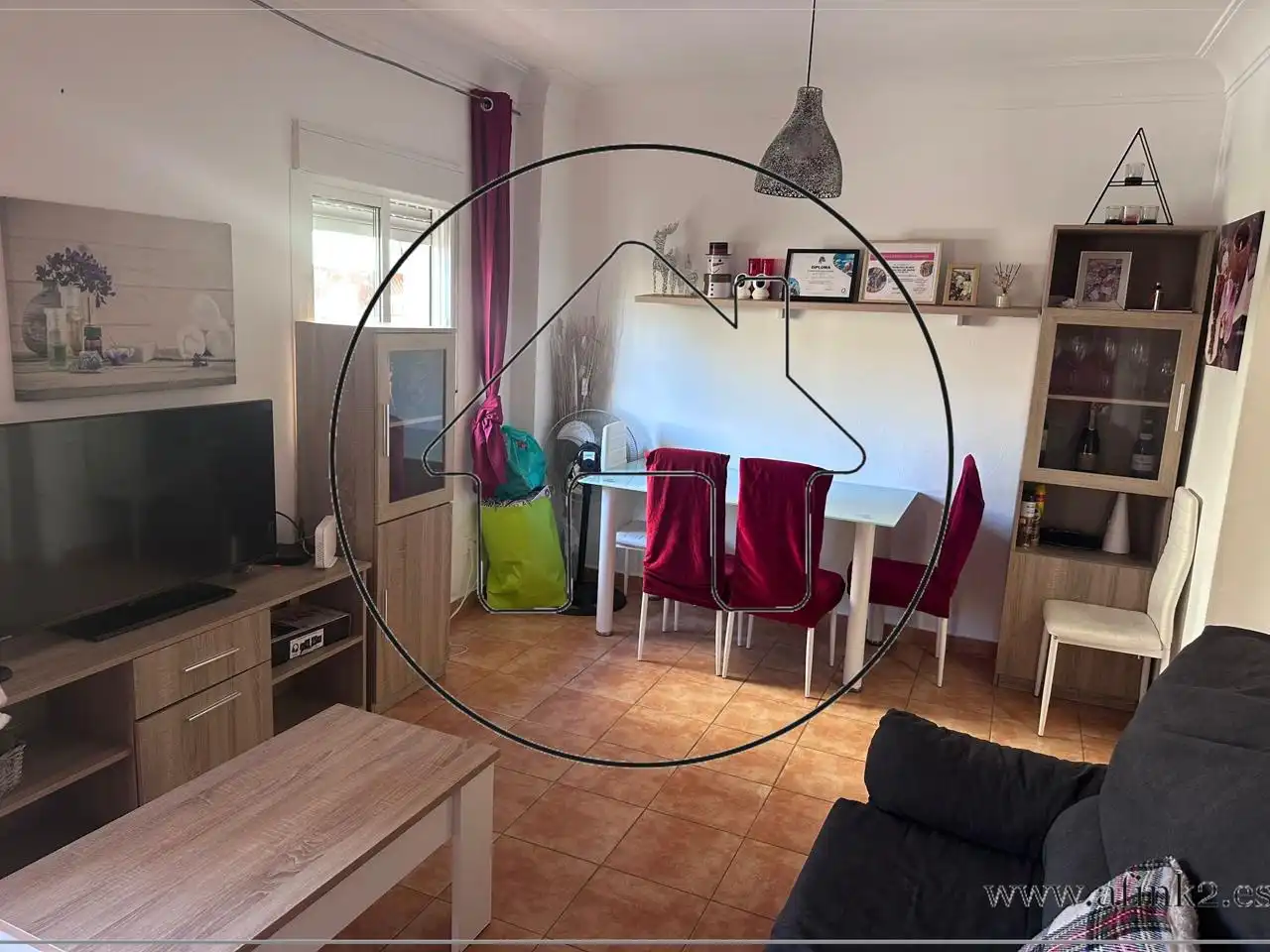Sala de estar de Piso en venta en Huelva con Amueblado