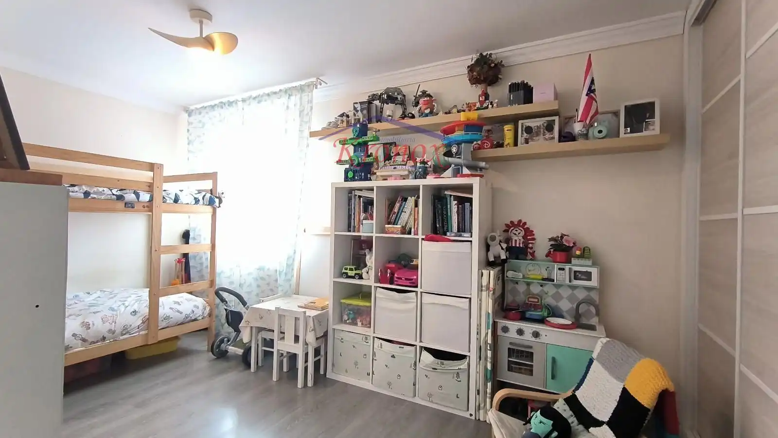 Schlafzimmer von Wohnung zum Verkauf in Madrid mit Klimaanlage, Heizung und Terrasse