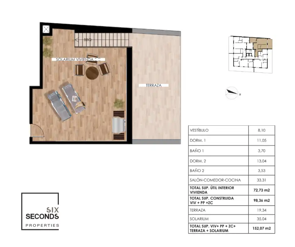 Penthouse mit Pool zum Verkauf in Centro, imagen 39
