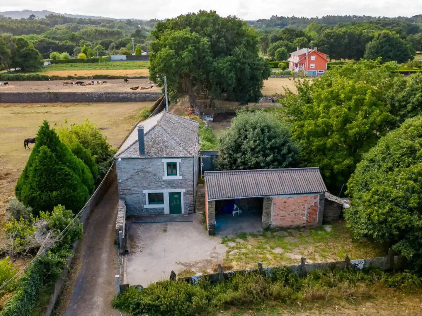 Vista exterior de Casa o xalet en venda en Outeiro de Rei