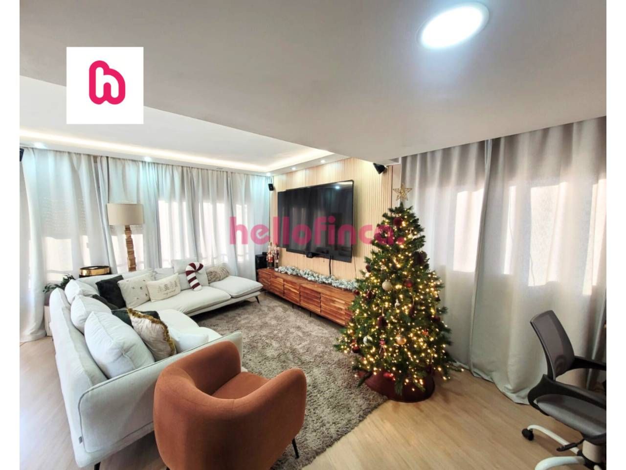 Living room of Flat for sale in Tordera  with Air Conditioner, Parquet flooring and Balcony