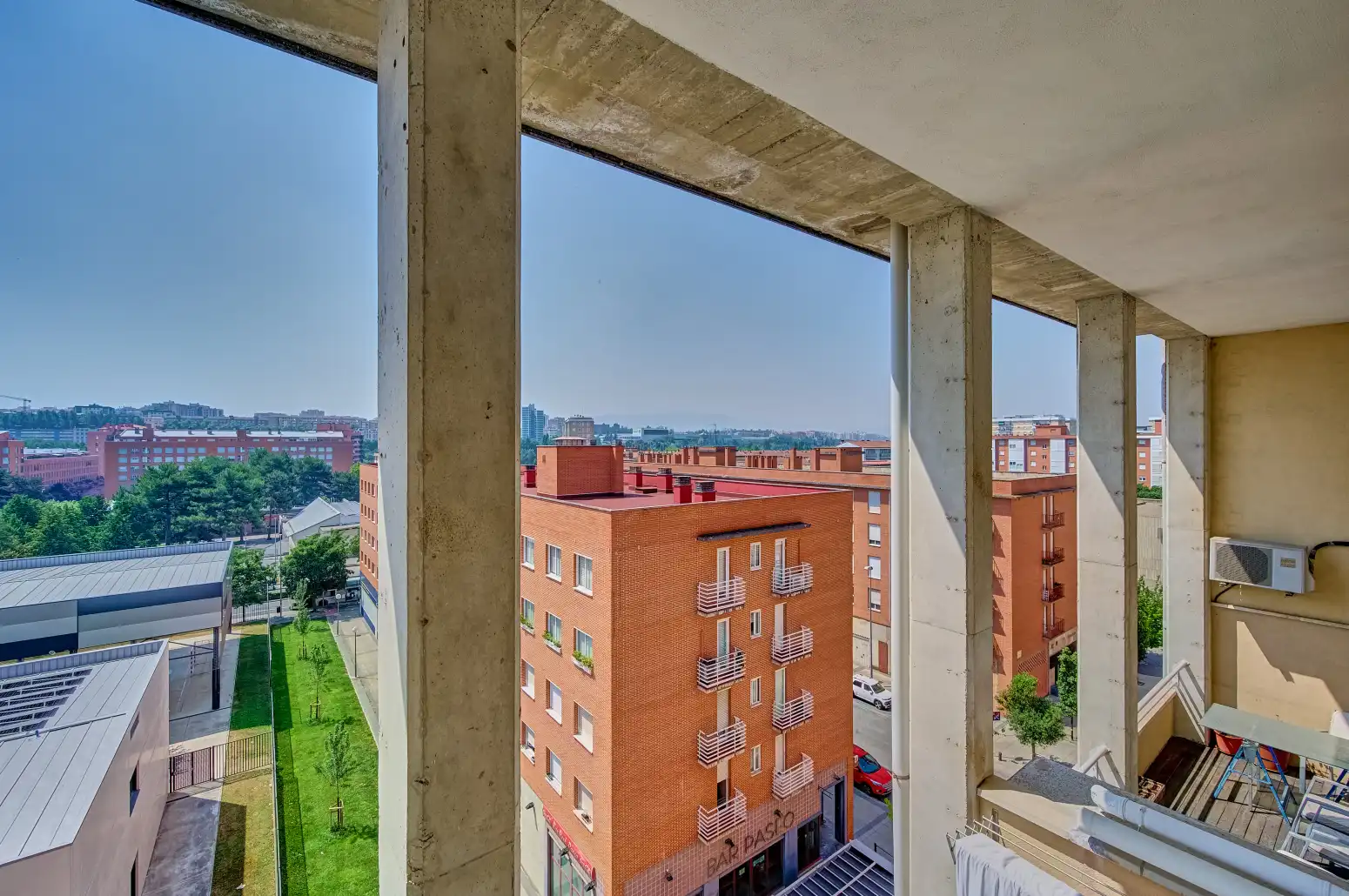 Vista exterior de Piso en venta en  Pamplona / Iruña con Calefacción y Trastero