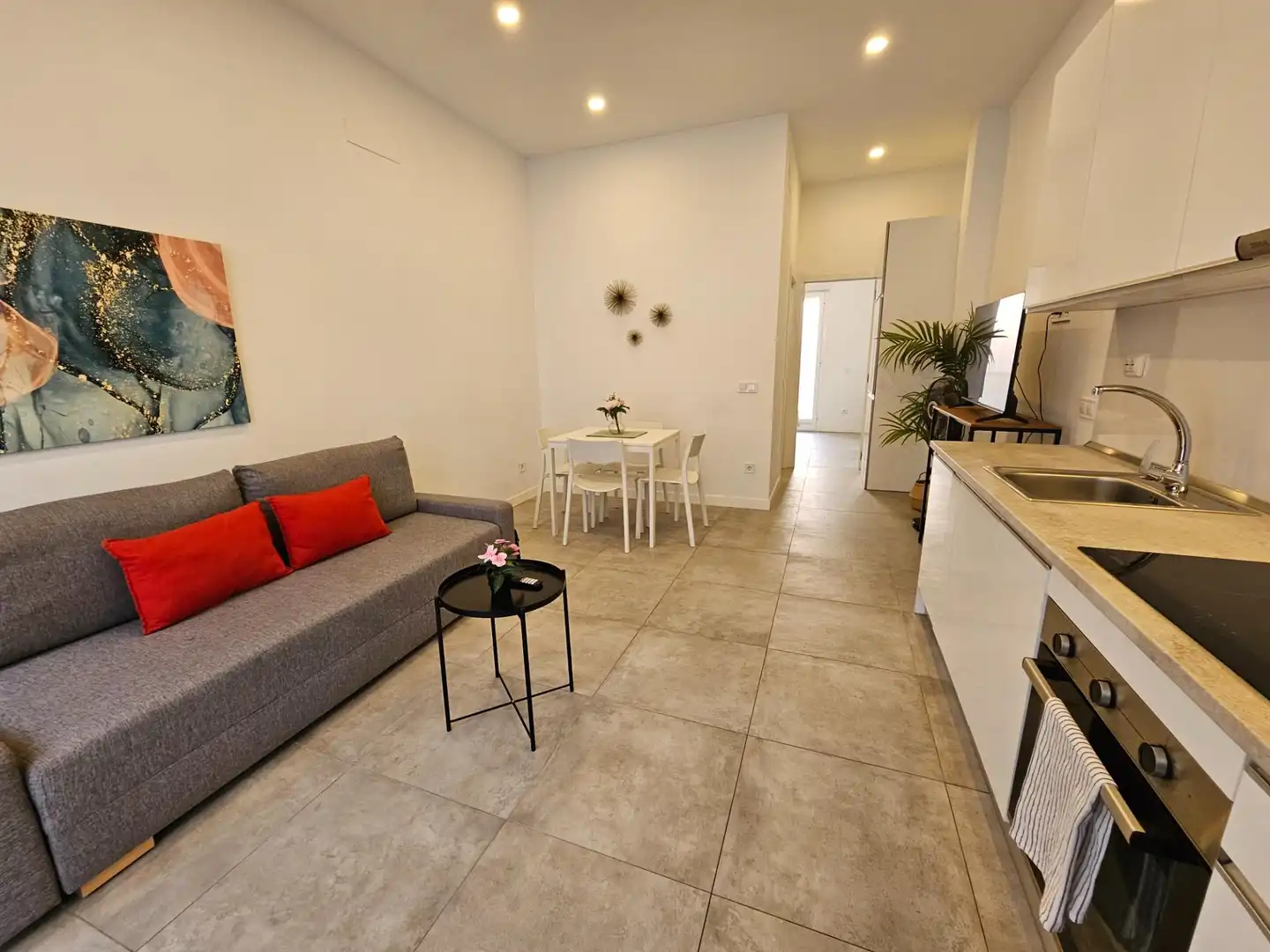 Sala de estar de Planta baja en venta en  Madrid Capital con Aire acondicionado