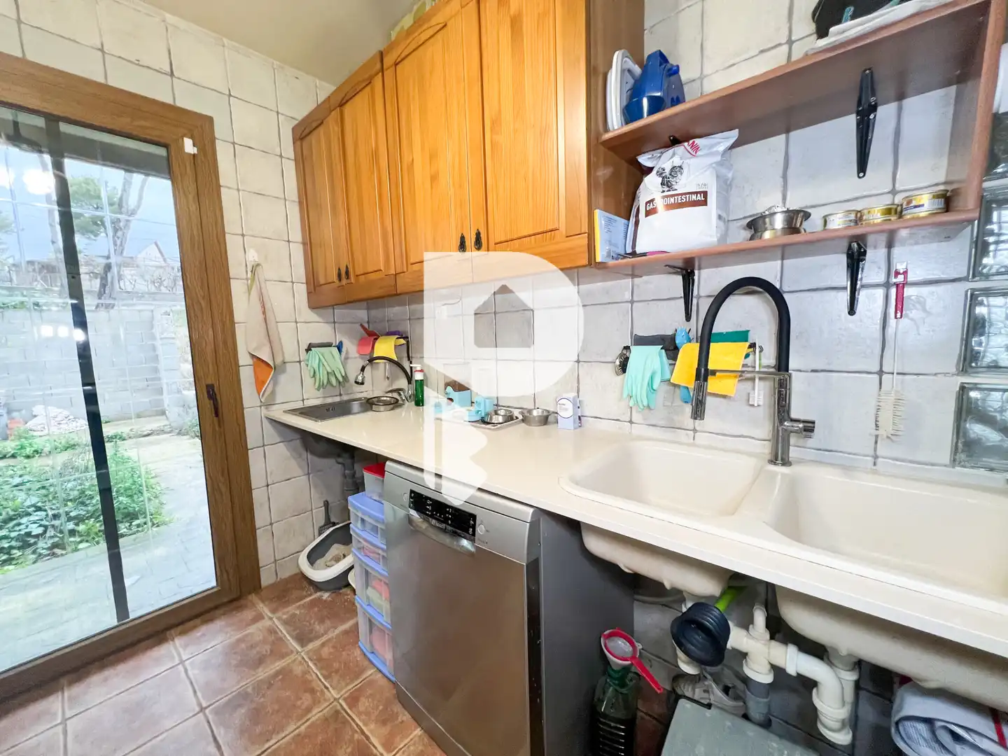 Cocina de Casa o chalet en venta en Vallirana con Aire acondicionado, Calefacción y Terraza