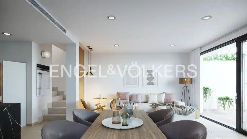 Sala de estar de Casa o chalet en venta en San Pedro del Pinatar con Aire acondicionado, Calefacción y Jardín privado