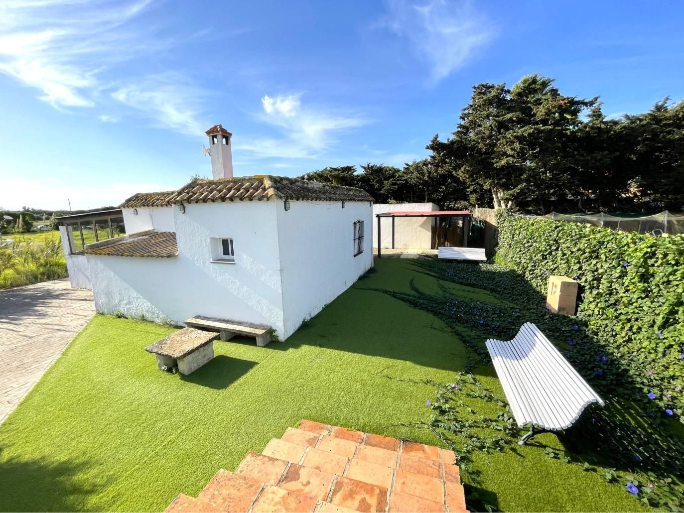 Jardí de Casa o xalet en venda en Tarifa amb Jardí privat, Terrassa i Traster