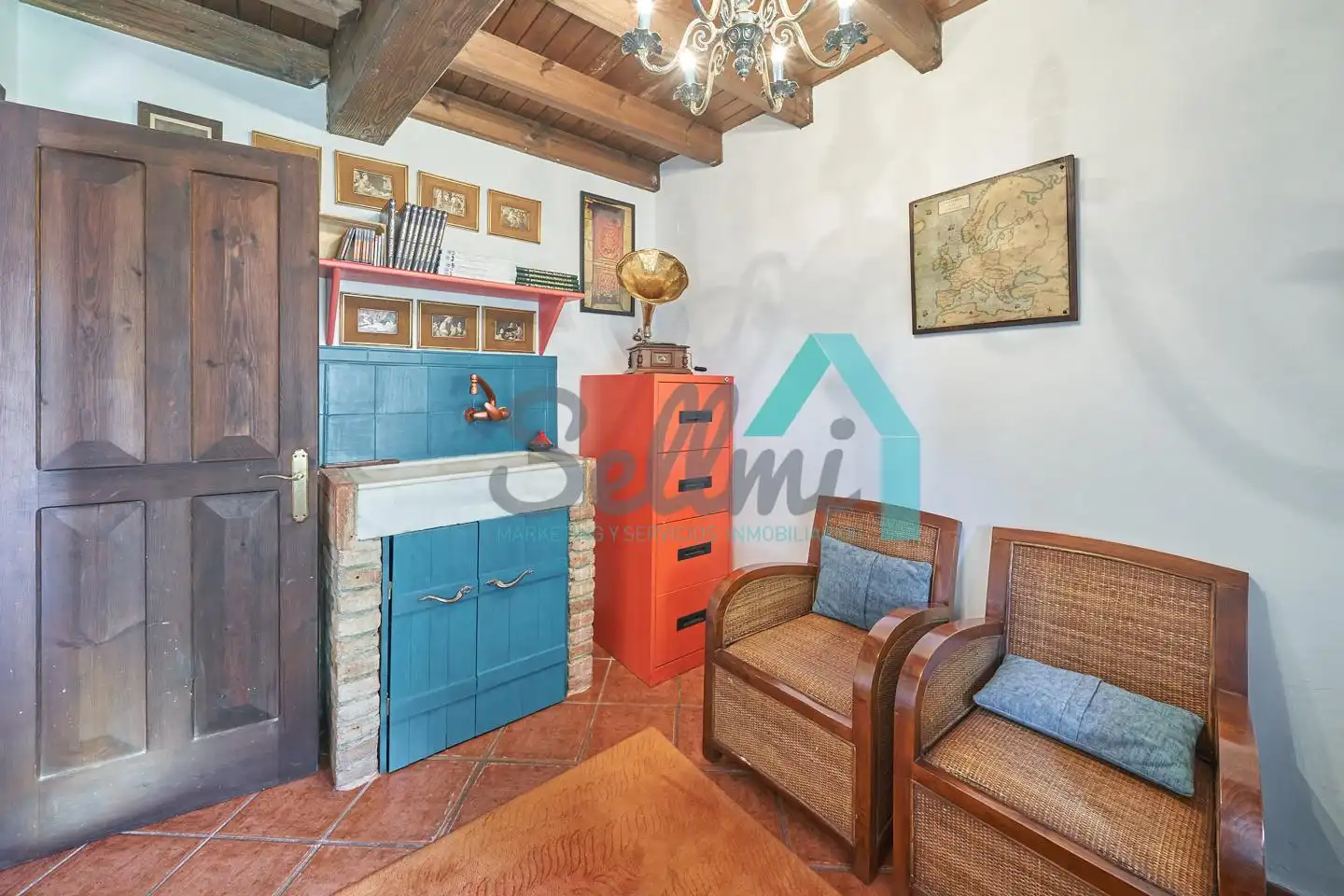 Sala de estar de Casa o chalet en venta en Siero con Calefacción, Jardín privado y Parquet