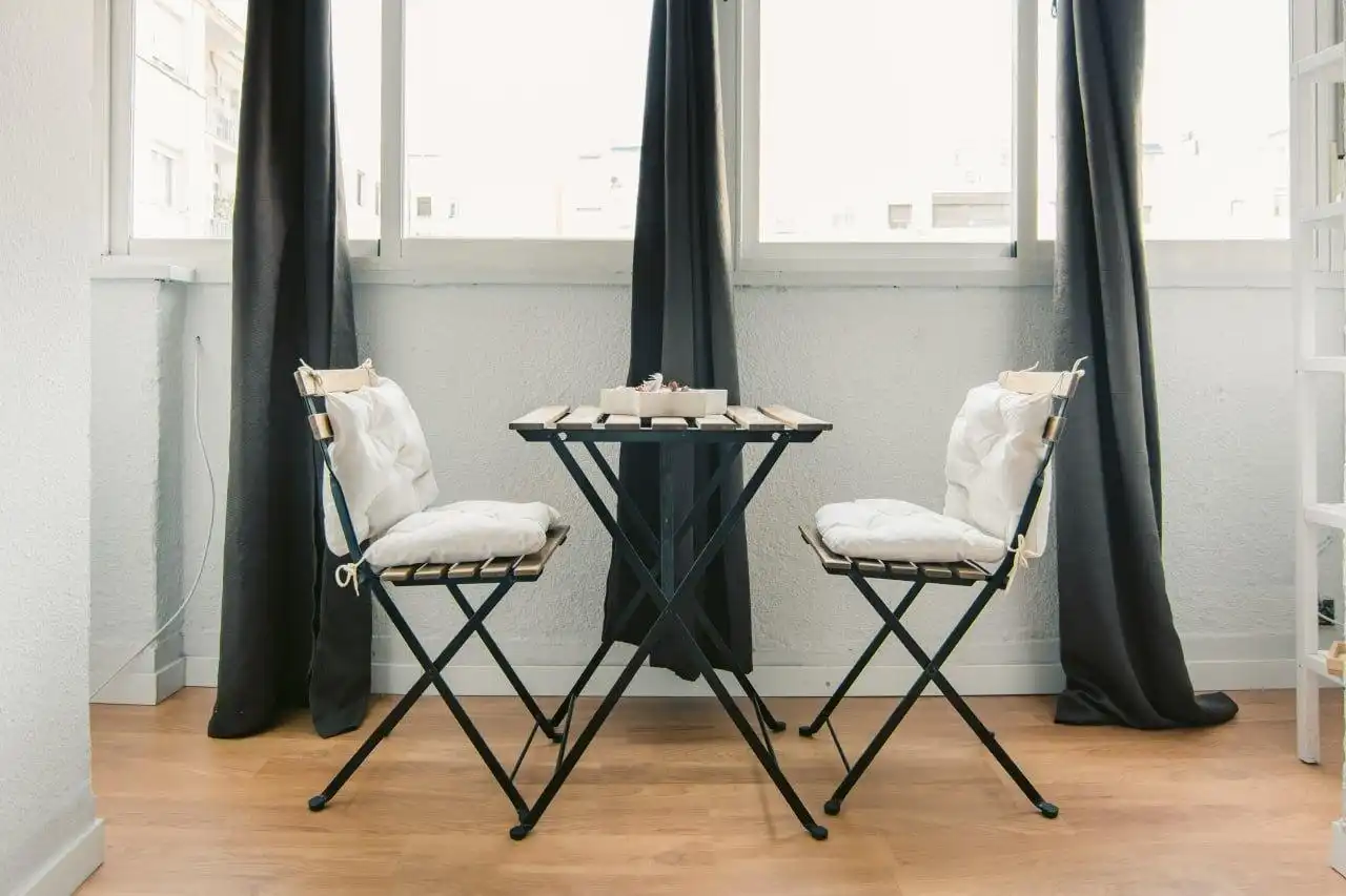 Balcony of Flat for rent in Madrid