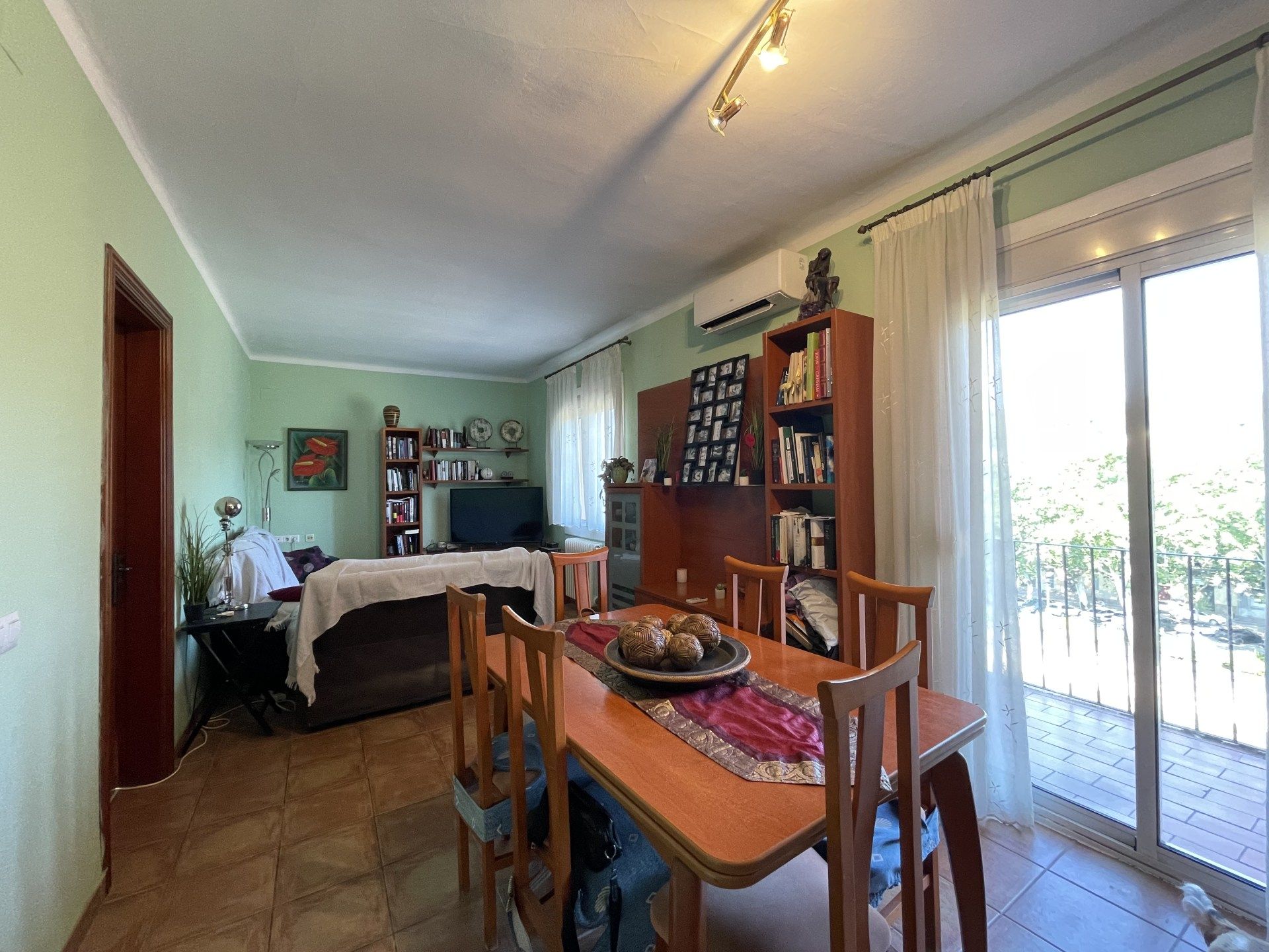 Sala d'estar de Dúplex en venda en Girona Capital amb Aire condicionat, Calefacció i Terrassa