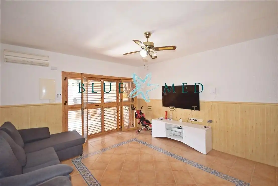 Sala de estar de Dúplex en venta en Mazarrón con Aire acondicionado, Calefacción y Terraza