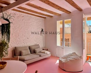 Living room of Flat to rent in  Barcelona Capital  with Air Conditioner, Heating and Furnished