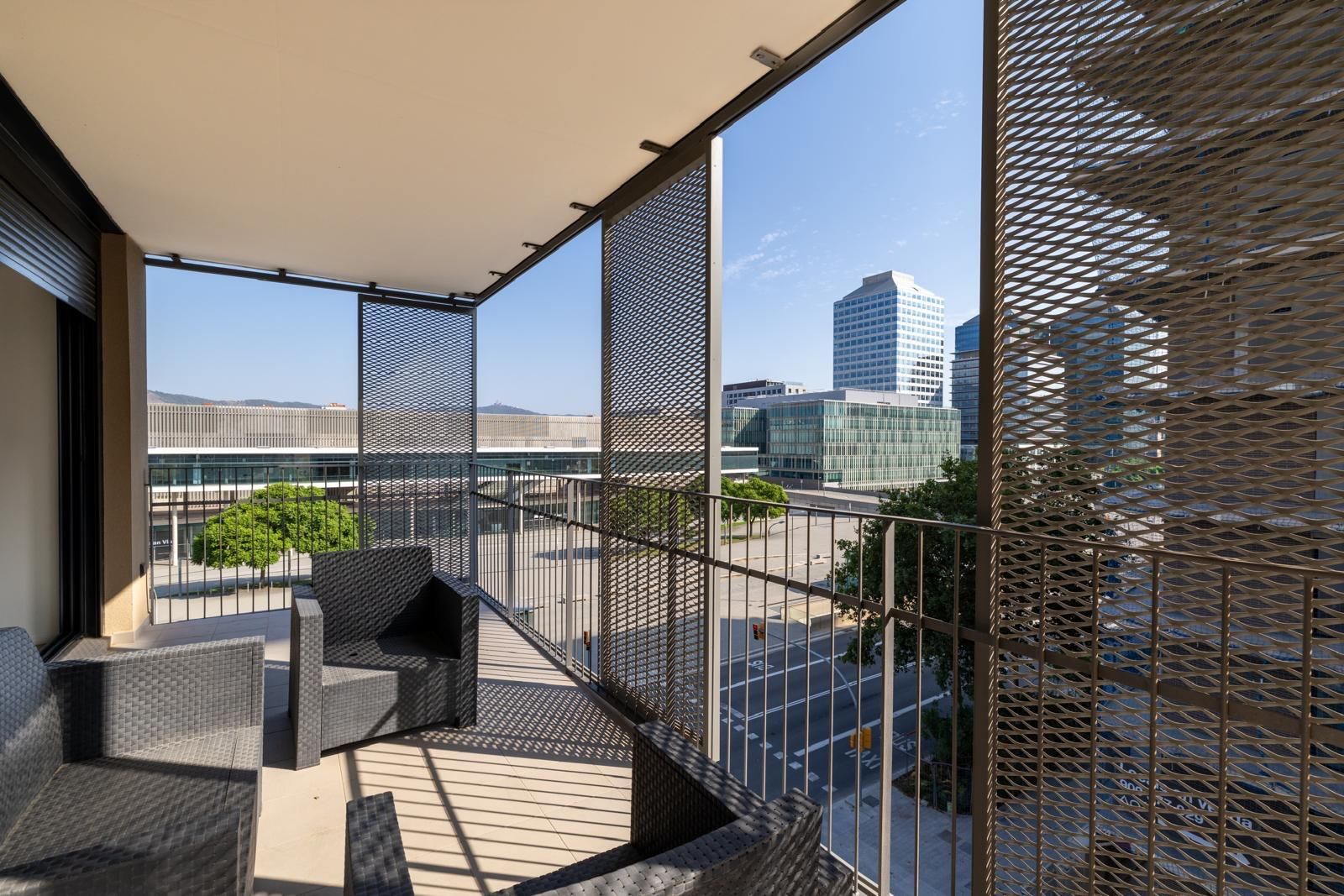 Terrassa de Apartament de lloguer en  Barcelona Capital amb Calefacció, Terrassa i Balcó