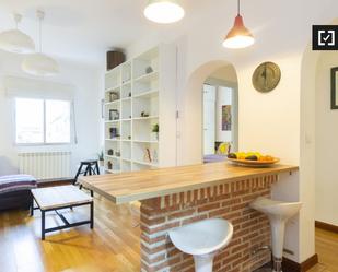 Kitchen of Flat to rent in  Madrid Capital  with Air Conditioner and Balcony