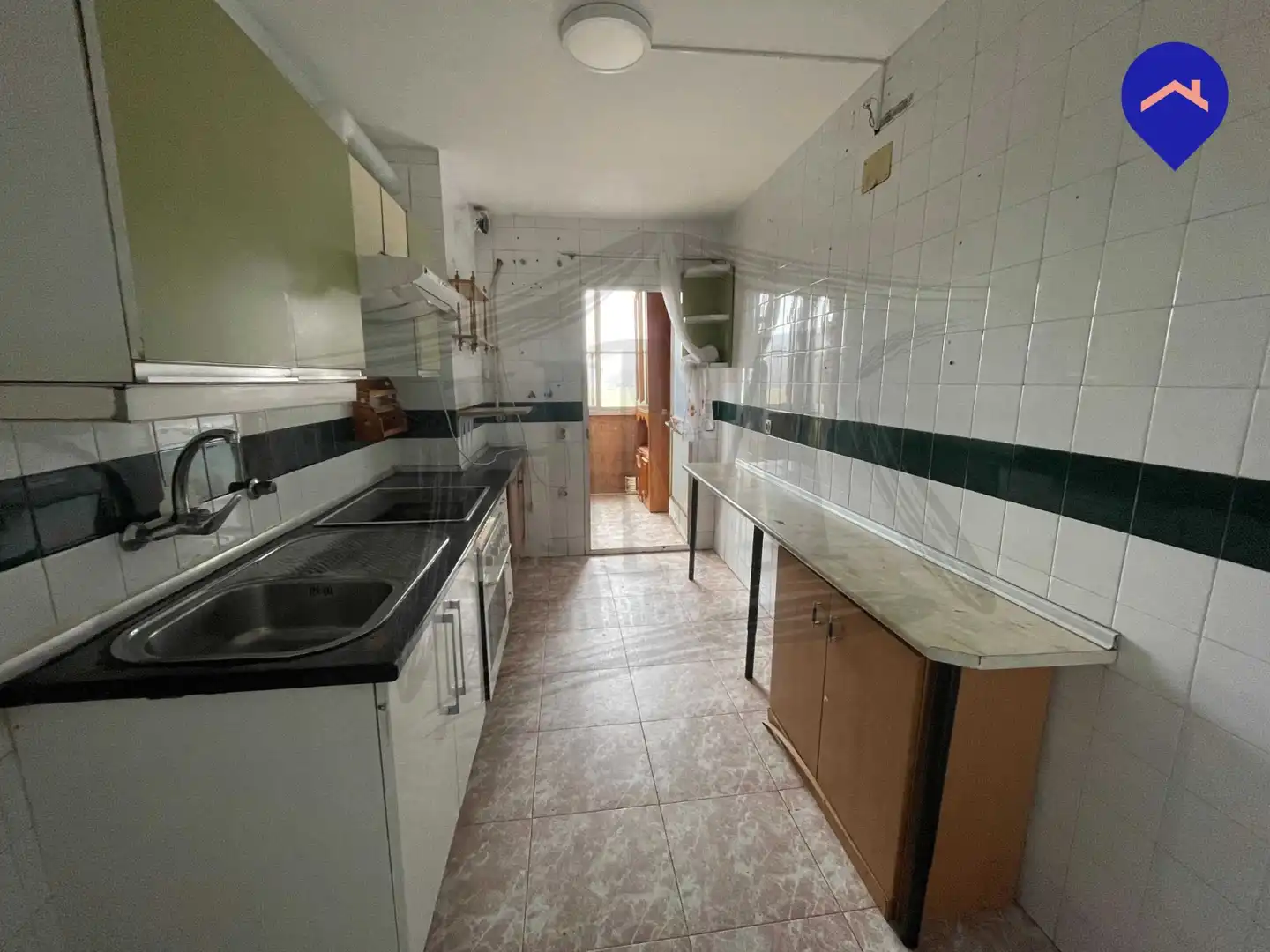 Kitchen of Flat for sale in Madrid  with Heating, Terrace and Balcony