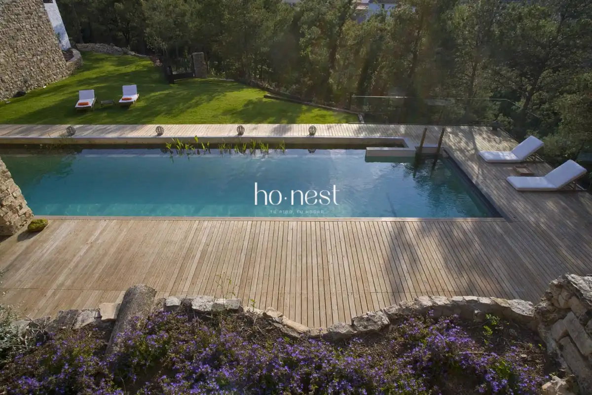 Piscina de Casa o xalet en venda en Pontons amb Calefacció, Jardí privat i Piscina