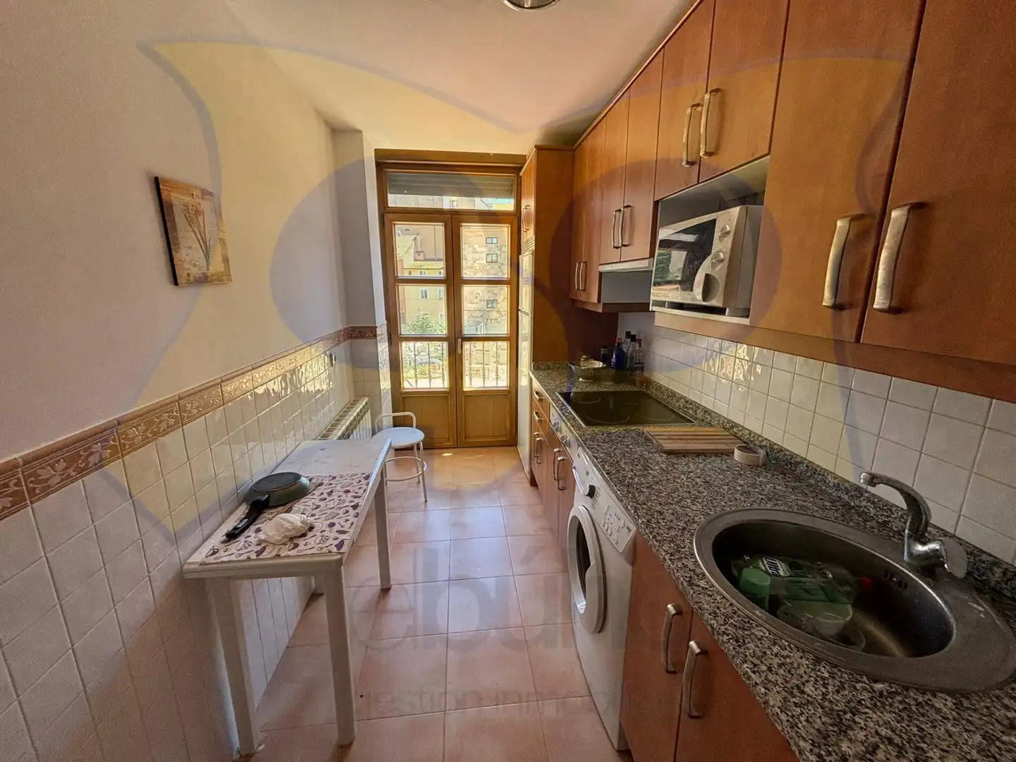 Kitchen of Flat for sale in Salamanca  with Heating, Parquet flooring and Washing machine