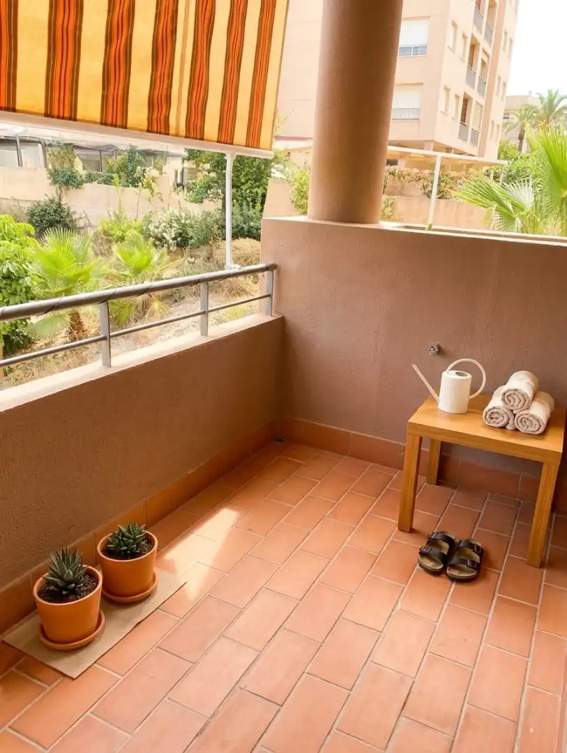 Balcony of Flat for sale in Málaga  with Terrace, Furnished and Community pool