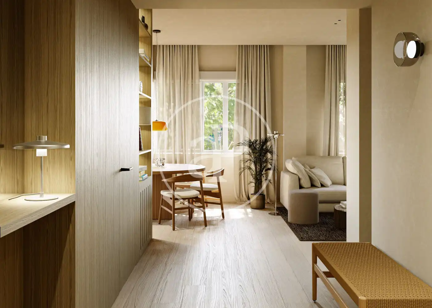 Sala de estar de Piso en venta en Madrid con Aire acondicionado, Calefacción y Amueblado