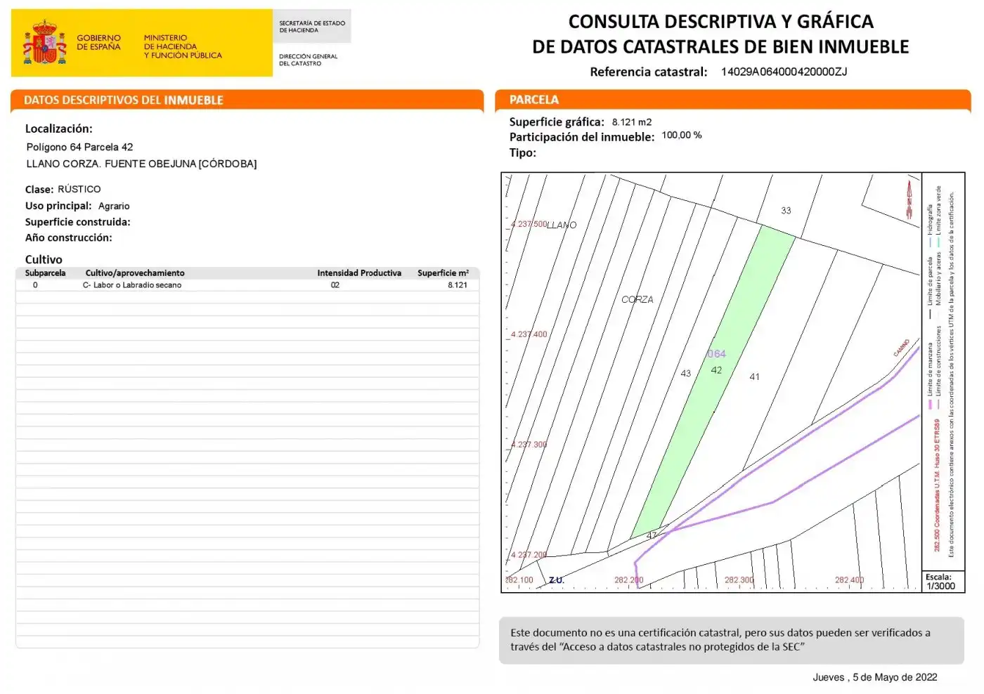 Terreny residencial en venda a Fuente Obejuna, imagen 5