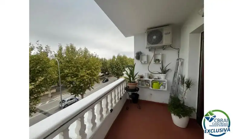 Balcony of Apartments for sale in Empuriabrava  with Air Conditioner, Terrace and Furnished