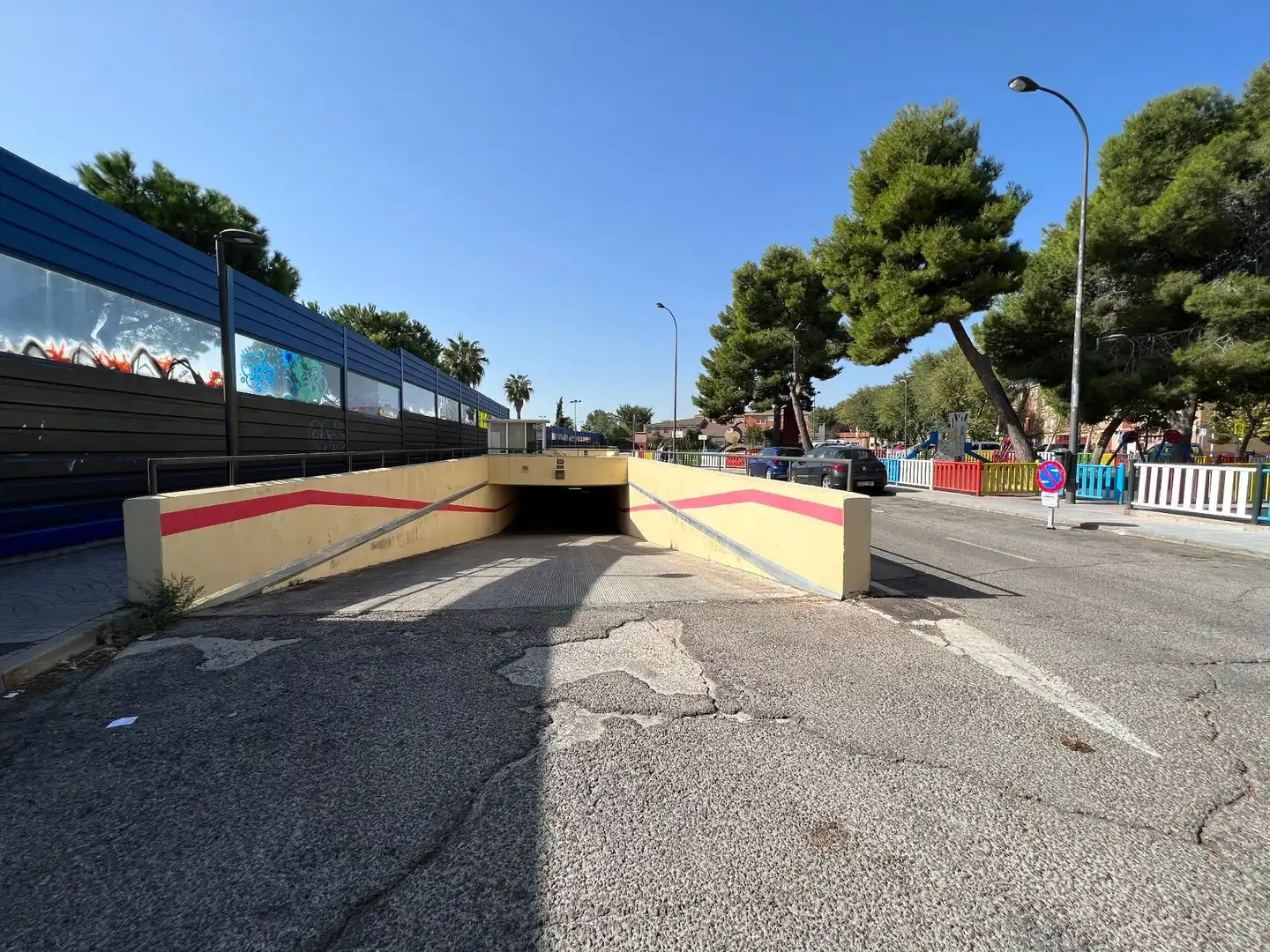 Außenansicht von Garage zur Miete in Getafe
