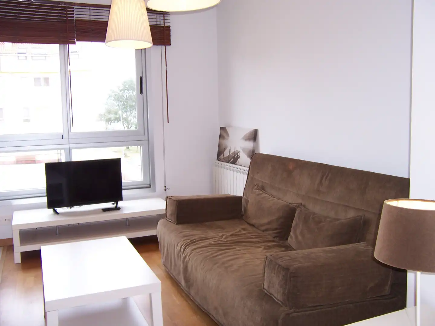 Sala de estar de Estudio en venta en Cariño con Calefacción, Parquet y Trastero