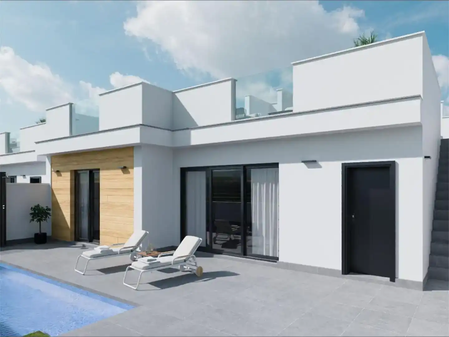 Exterior view of Houses for sale in Torre-Pacheco  with Air Conditioner and Swimming Pool