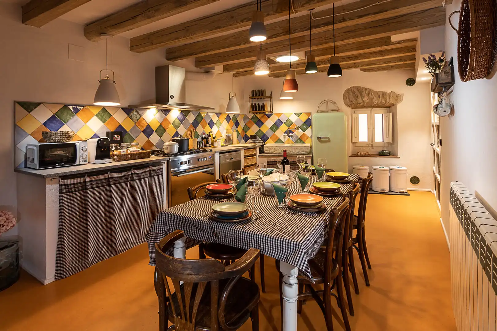 Cocina de Finca rústica en venta en Cistella con Aire acondicionado, Calefacción y Jardín privado