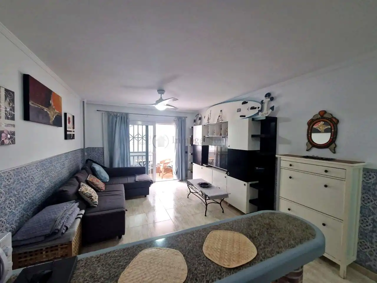 Living room of Flat for rent in Arona  with Furnished, Balcony and Internet