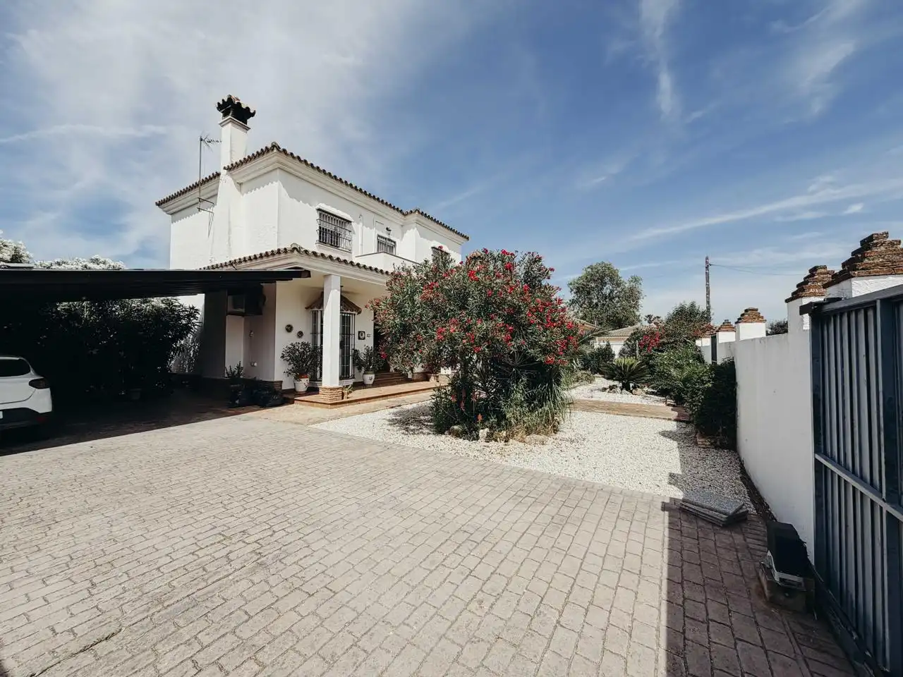 Vista exterior de Casa o chalet en venta en Arcos de la Frontera con Aire acondicionado, Jardín privado y Terraza