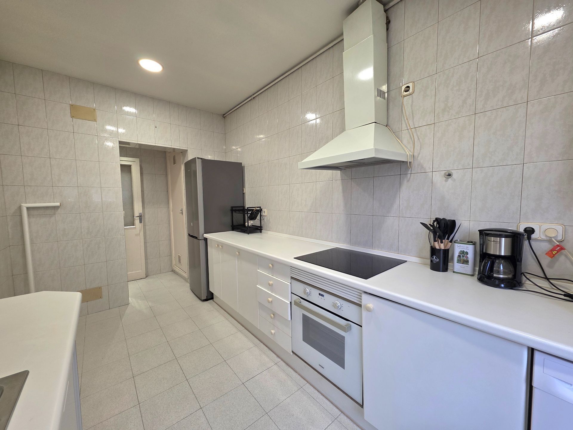 Kitchen of Flat to rent in  Madrid Capital  with Heating and Furnished