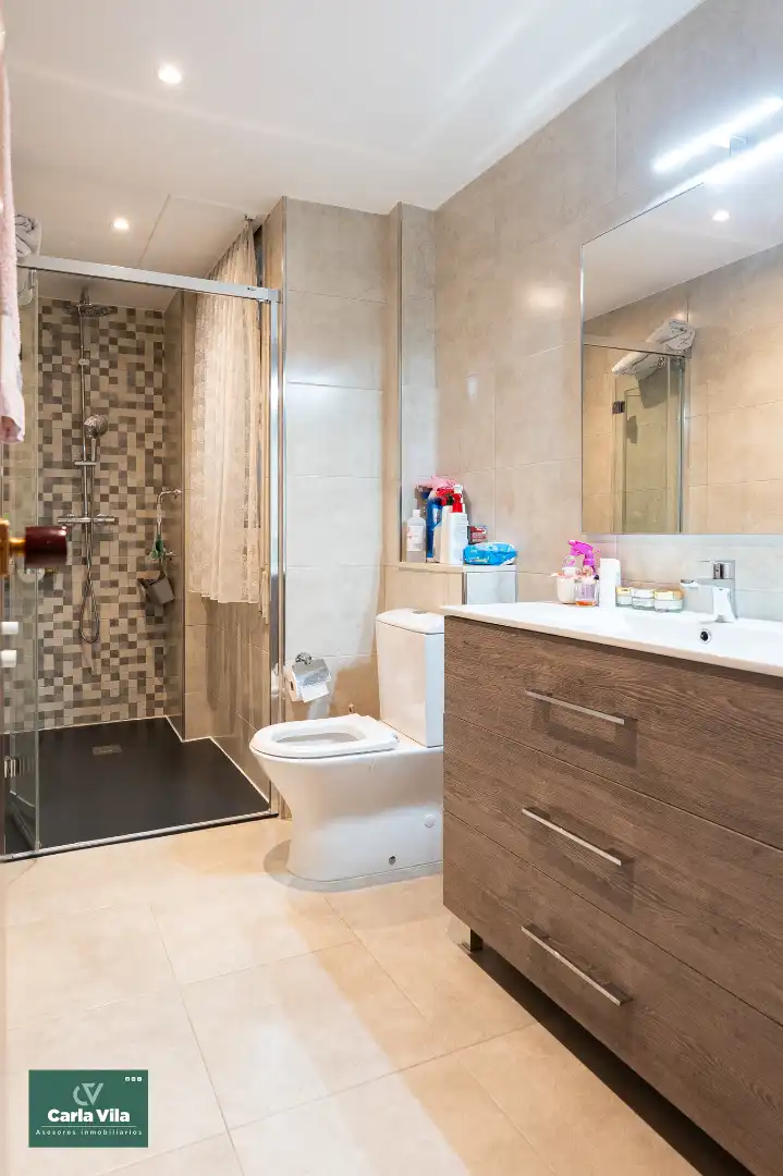 Bathroom of Flat for sale in Lugo  with Heating, Parquet flooring and Terrace