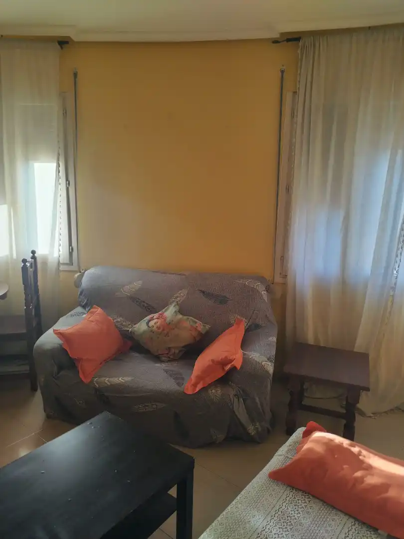 Wohnzimmer von Wohnung zur Miete in Zaragoza mit Heizung, Möbliert und Ofen