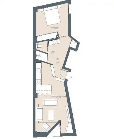 Wohnung zum Verkauf in Málaga mit Klimaanlage, Heizung und Möbliert