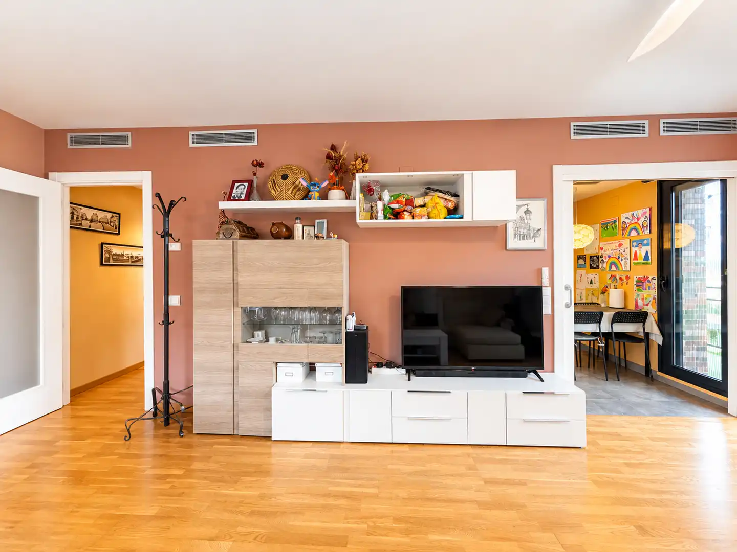 Sala d'estar de Pis en venda en Can Feu - Gràcia