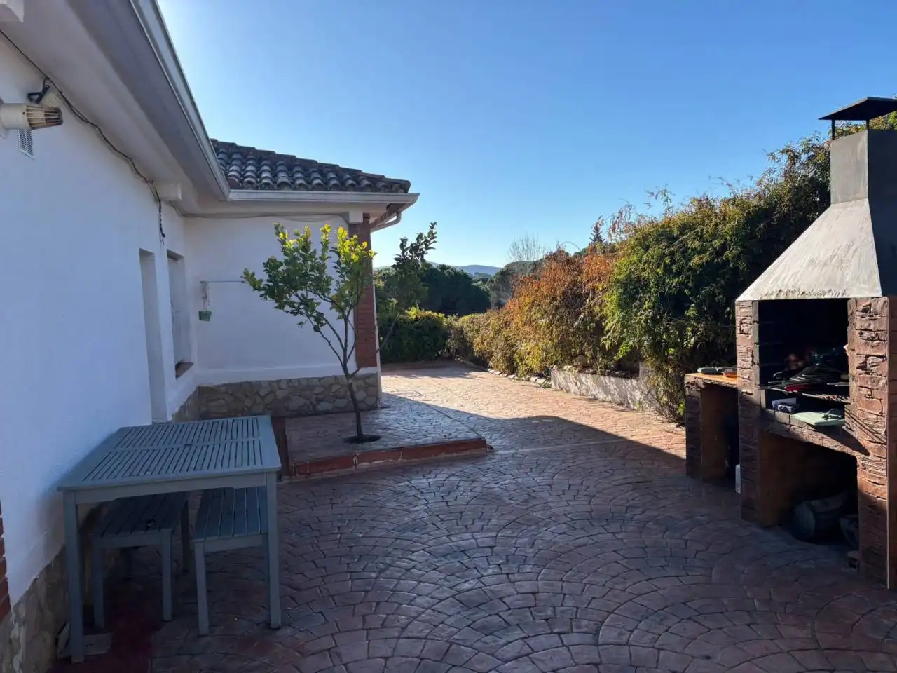 Vista exterior de Casa o xalet en venda en Fogars de la Selva amb Calefacció, Jardí privat i Terrassa