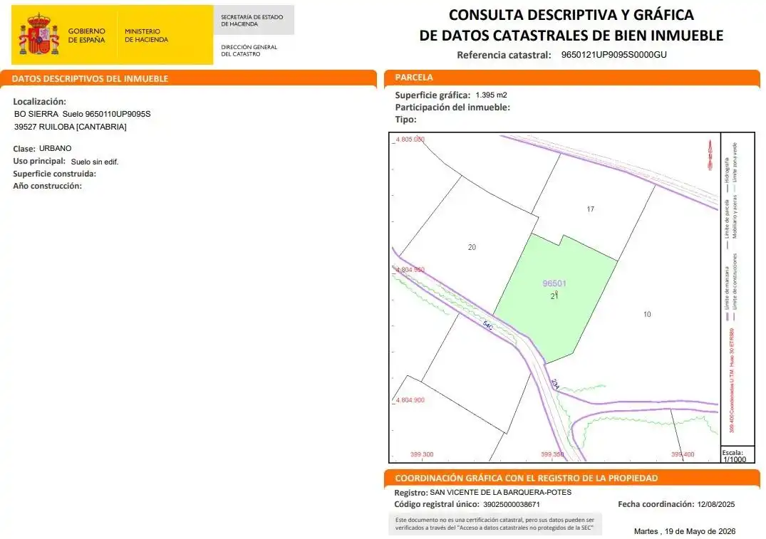Terreny residencial en venda a Ruiloba, imagen 15