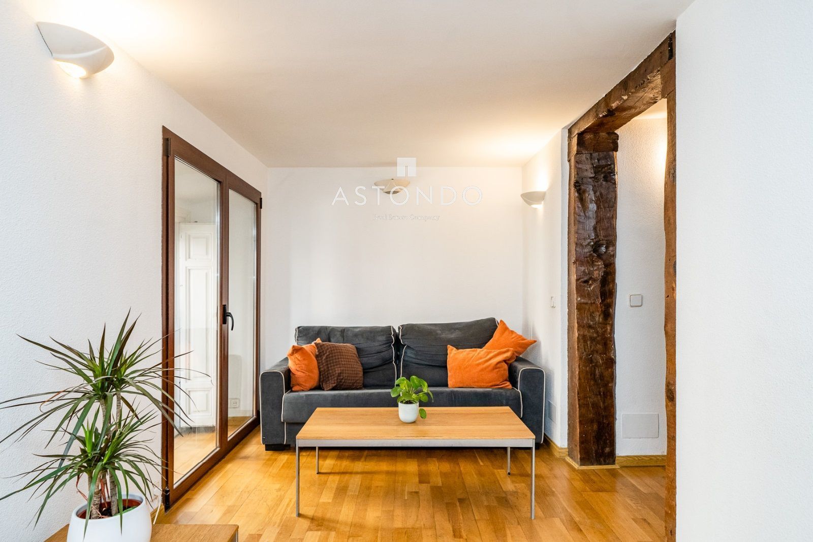 Sala d'estar de Pis en venda en  Madrid Capital amb Aire condicionat i Calefacció