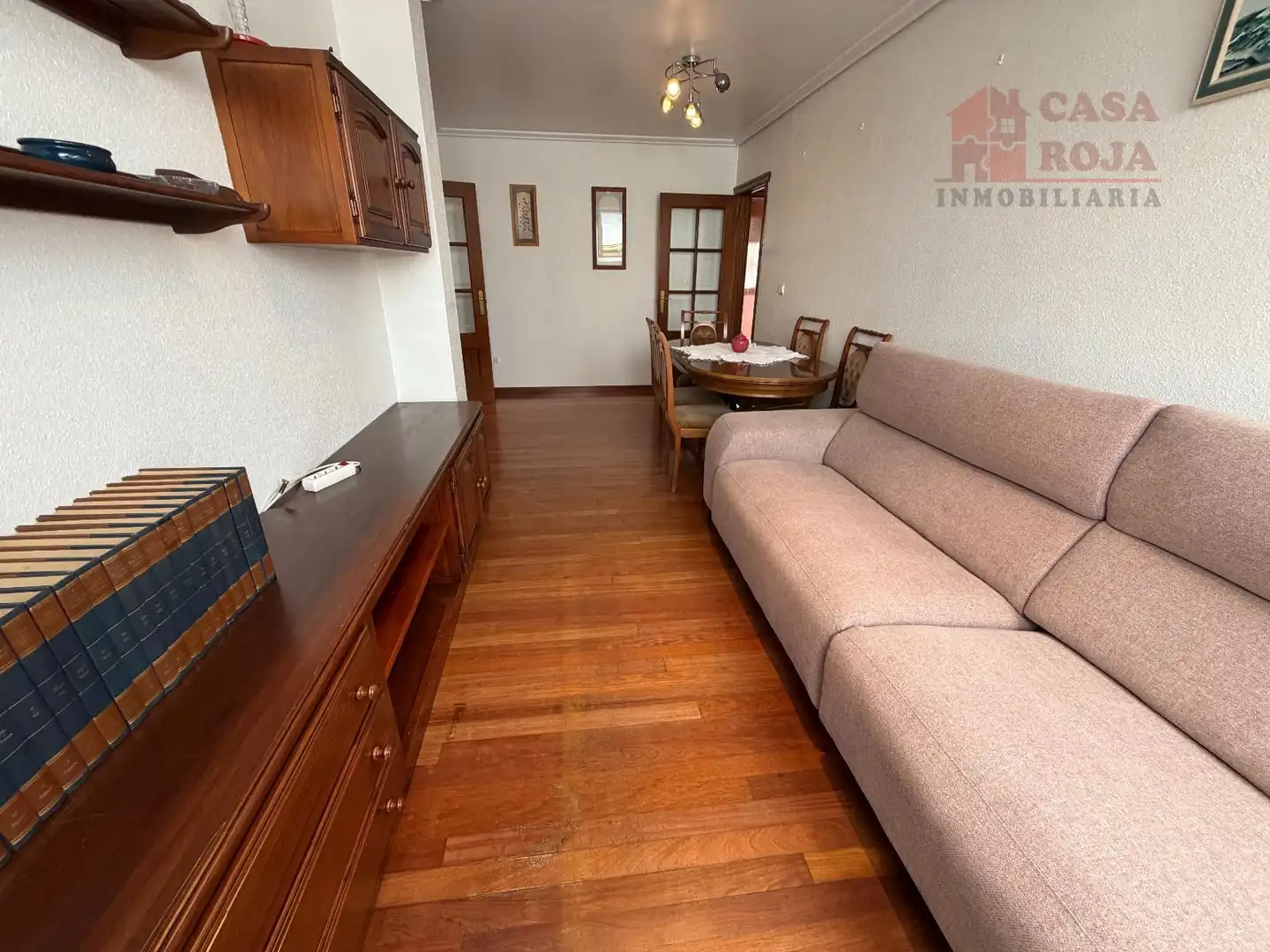 Wohnzimmer von Dachboden zum Verkauf in Cangas  mit Heizung, Parkett und Abstellraum