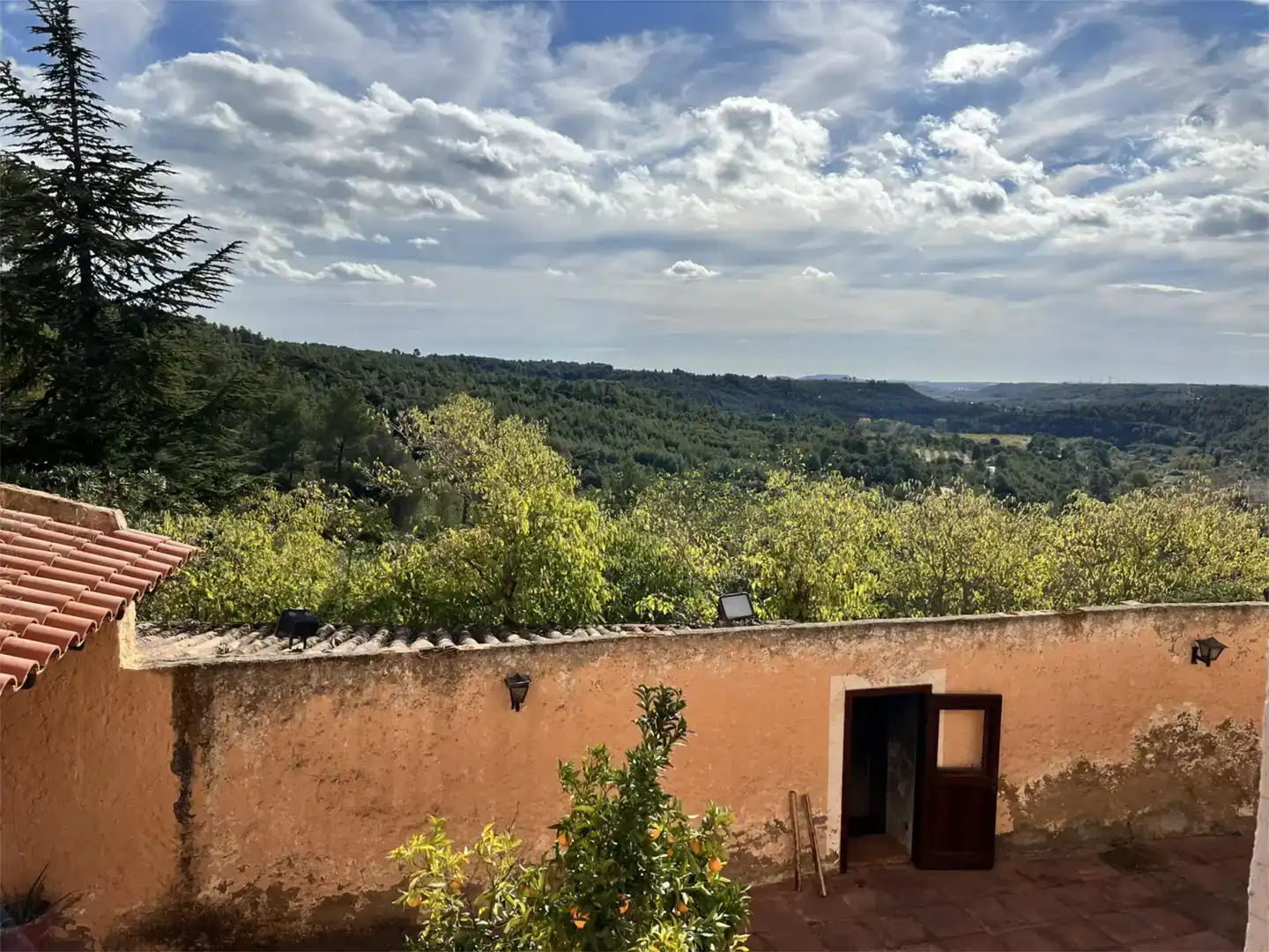 Jardí de Finca rústica en venda en Querol amb Piscina