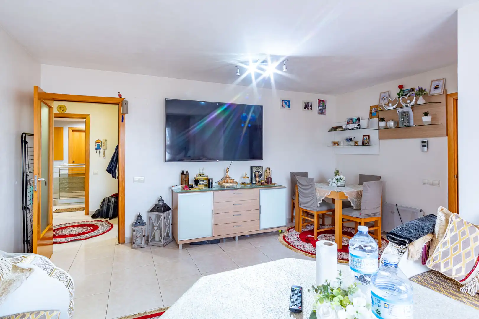 Living room of Flat for sale in Figueres  with Heating and Terrace