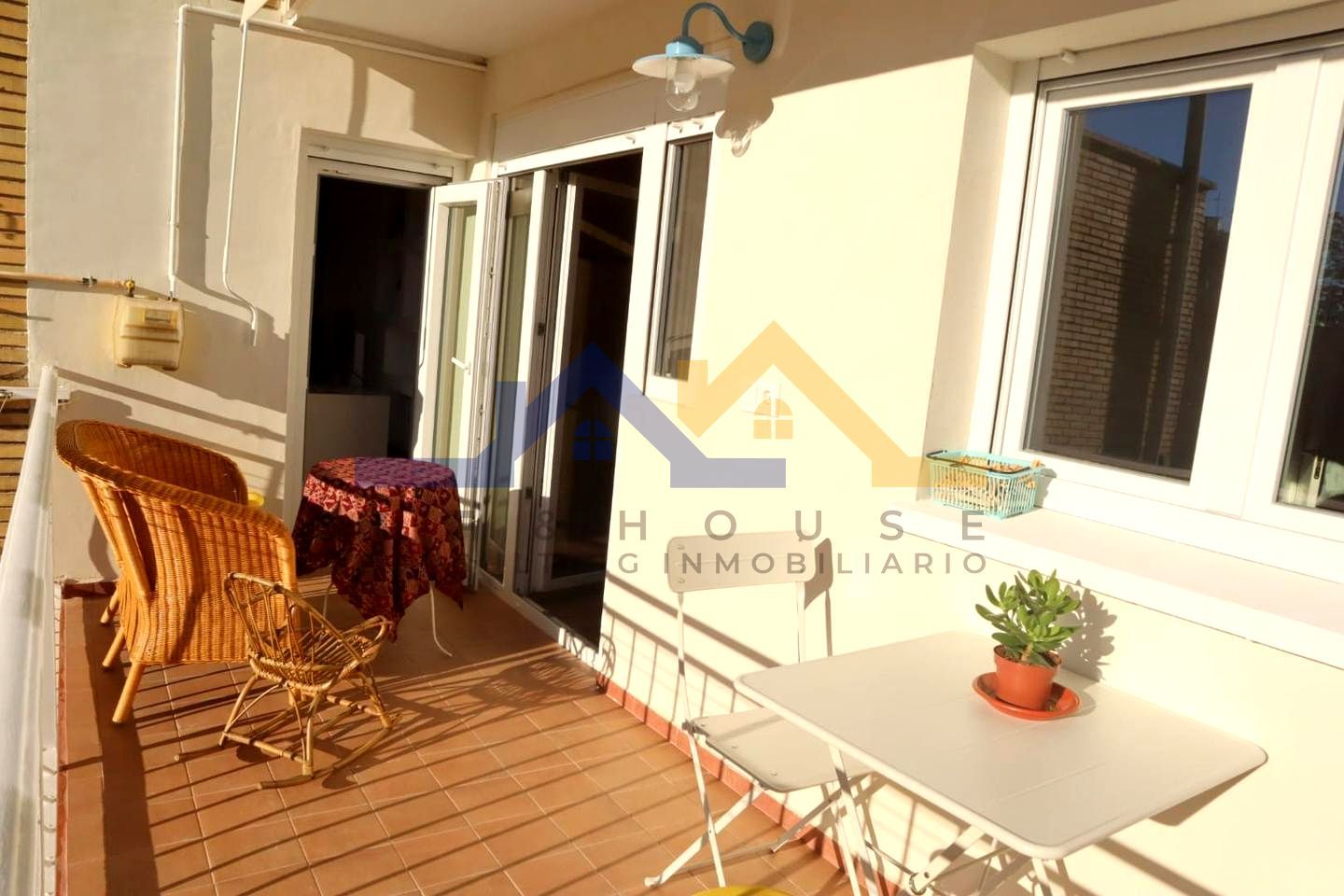 Terrace of Flat for sale in  Madrid Capital  with Air Conditioner, Heating and Parquet flooring