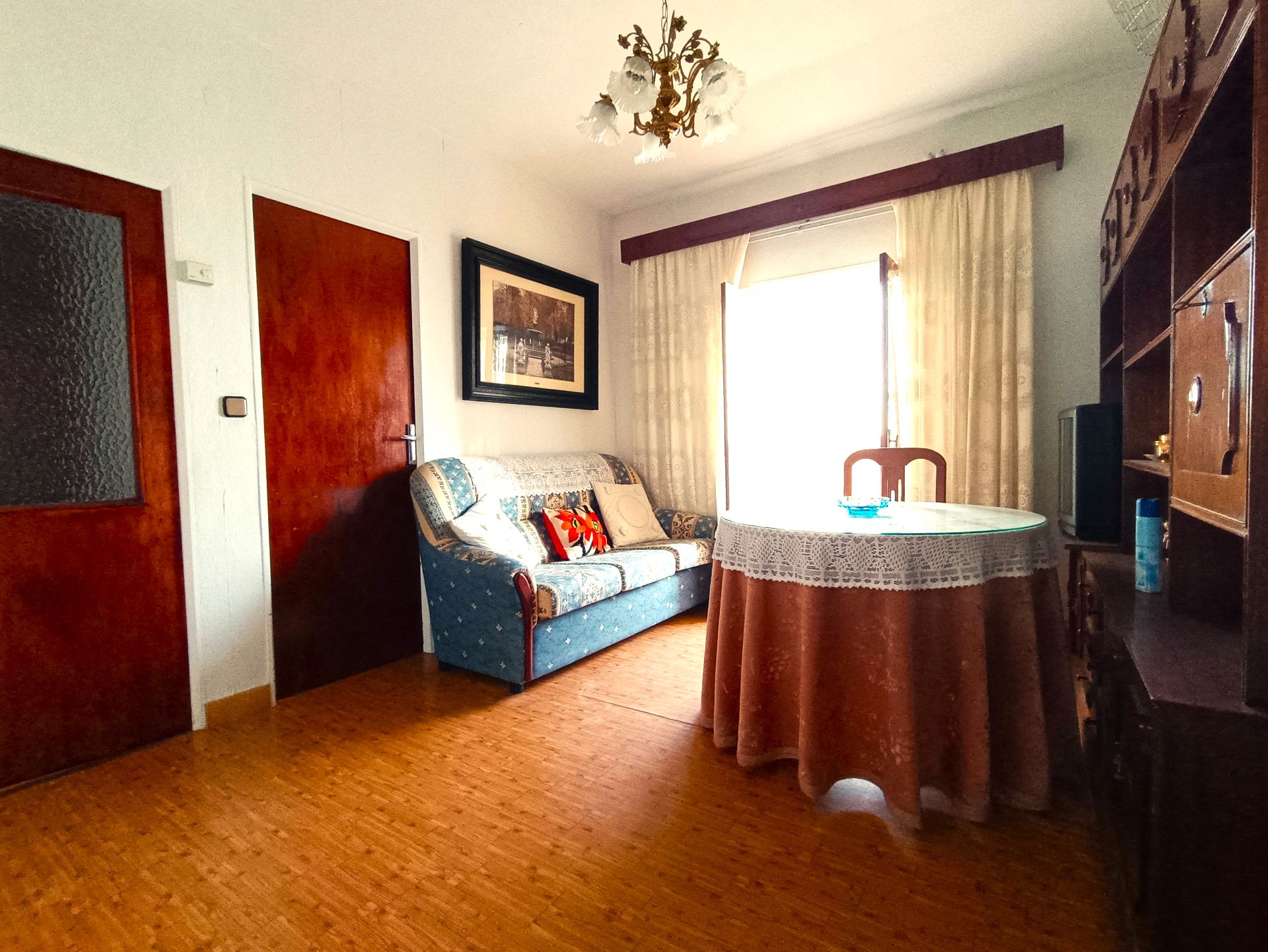Sala d'estar de Pis en venda en Aranjuez amb Calefacció, Parquet i Terrassa